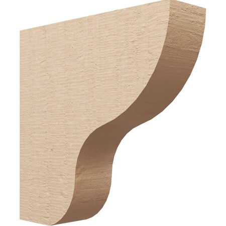 6in. W X 24in. D X 24in. H Series 1 Thin Greensboro Rough Cedar Woodgrain TimberThane Corbel, Tan